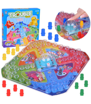 Stalo žaidimas „Kinų šachmatai“ - Neprarask kauliuko! Kelioninis žaidimas GR0682