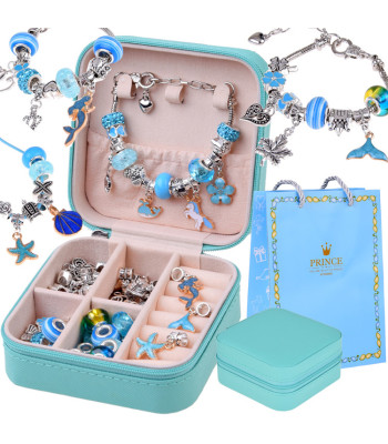 Koralikų rinkinys su pakabukais ir dėžute – pasidaryk pats