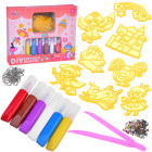 Kūrybinis rinkinys brelocams gaminti - Sukurk pats šablonus ir dažus ZA5208