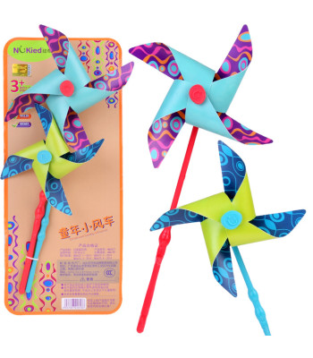 Spalvoti vėjo malūnėliai - 2 vnt.