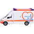 Žaidimų greitosios pagalbos automobilis su šviesos ir garso efektais