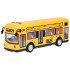 Geltonas žaislinis autobusas su atidaromomis durimis, šviesomis ir muzika ZA5222