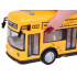 Geltonas žaislinis autobusas su atidaromomis durimis, šviesomis ir muzika ZA5222