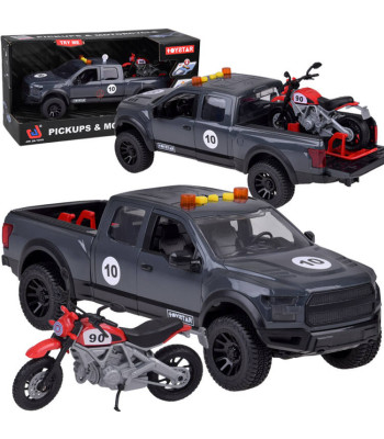 Automobilio su motociklu rinkinys su garsais ir šviesomis