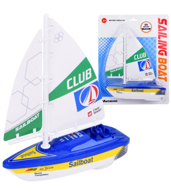 Spalvinga burinė valtis vaikams