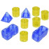 Magnetiniai 3D šviečiantys blokai, 64 vnt.