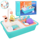 Vaikiška virtuvės kriauklė su čiaupu ir indais ZA5247