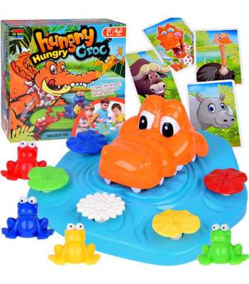 Interaktyvus žaidimas "Alkanas Krokodilas ir Bėgančios Varlytės"