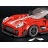 Konstruktoriai Techninis Supersportinis Automobilis Raudonas Su Spoileriu 413 Detalių
