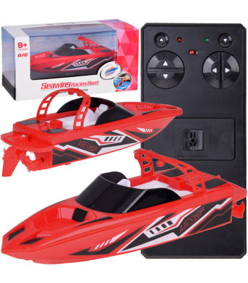 Nuotoliniu būdu valdomas jachtas vaikams – žaislinė valtis su nuotolinio valdymo pultu