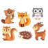 Kūrybinis rinkinys „Padaryk pats“ miško gyvūnai veltinio rinkinys ZA5274
