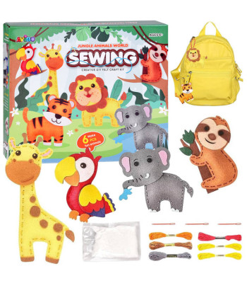 Kūrybinis rinkinys „Džiunglių gyvūnų pasaulis“