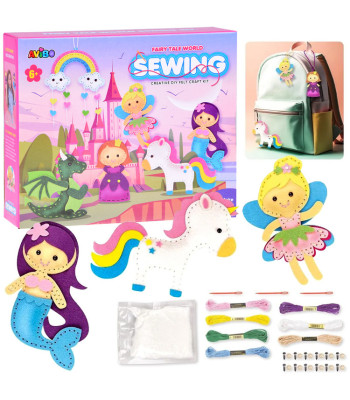 Kūrybinis rinkinys „Pasakų pasaulis“ filco rinkinys ZA5277