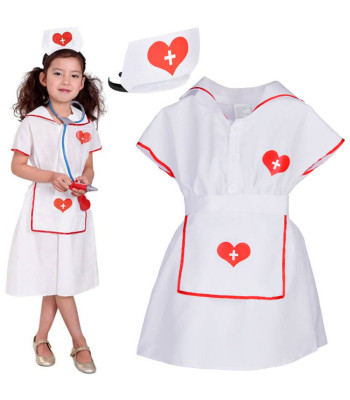 Kostiumas mergaitėms Slaugytoja Daktaras L/XL ZA5281