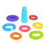 Sensory Pyramid - Spalvoti žiedai vaikams ZA5283