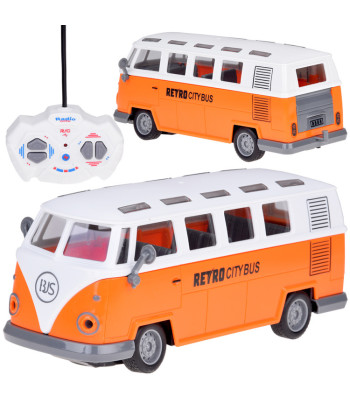 Autobusas Retro City Bus su nuotolinio valdymo pultu