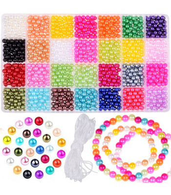 Perlinių Karoliukų Rinkinys Draugystės Apyrankėms DIY