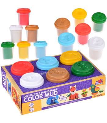 Minkomas plastilino rinkinys 6 spalvos