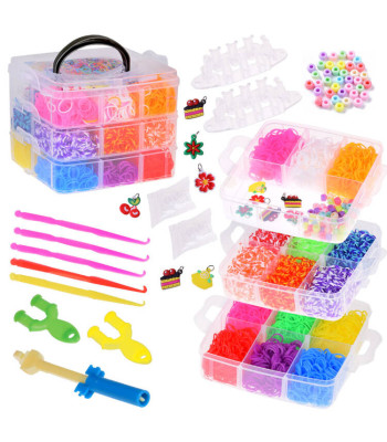 Magijos Gumelių Rinkinys Apyrankėms Gaminti 4500 vnt.