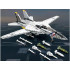 Techninės kaladėlės F-14 Tomcat 1600 elementų amerikietiškas naikintuvas