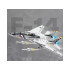 Techninės kaladėlės F-14 Tomcat 1600 elementų amerikietiškas naikintuvas
