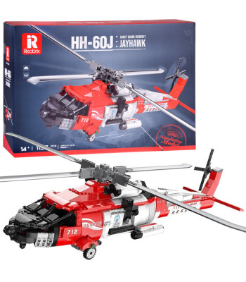 Sikorsky HH-60J Jayhawk Techninės Konstravimo Kaladėlės 1137 vnt.