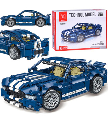 Techninės kaladėlės 1428 dalių GT RACING lenktyninė mašina ZA5308