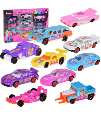 Automobilių Rinkinys 10 vnt Diecast Žaisliniai Automobiliai Sportiniai Automobiliai