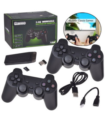 Retro žaidimų konsolės rinkinys HDMI su 2 belaidžiais pulteliais