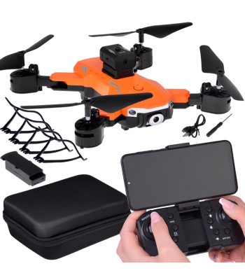 Quadrocopter Dronas - Nuotoliniu būdu valdomas modelis su sulankstomu pultu RC0681