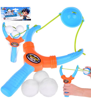 Vaikiška proca su minkštomis sniego kamuoliukais, 3 vnt. žaislas