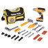 Didelis įrankių rinkinys su gręžtuvu vaikams