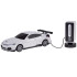 Nuotoliniu būdu valdomas elektrinis automobilis su įkrovimo stotele ir spalvotomis šviesomis RC0687