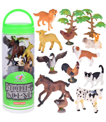 Ūkinių gyvūnų rinkinys vaikams