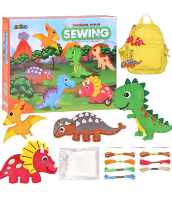 Dinozaurų siuvimo rinkinys