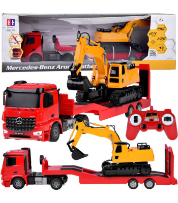 Mercedes-Benz Sunkvežimis ir Ekskavatorius Rinkinys