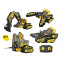 4-in-1 Rinkinys: Statybinės Mašinos - Nuotolinio Valdymo