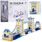 3D Galvosūkis Tower Bridge 120 Dalių