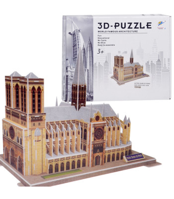 3D Dėlionė Katedra Notre-Dame