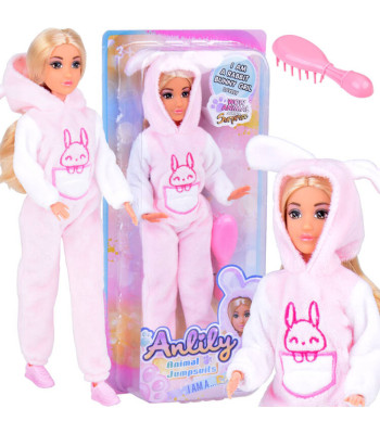 Lėlė Anlily su triušio kostiumu