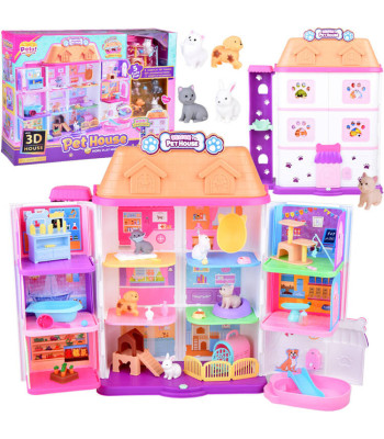 Daugiafunkcis namelis gyvūnams su priedais