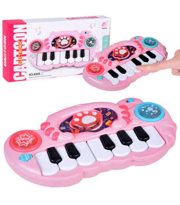 Interaktyvūs spalvoti muzikiniai vaikiški organai IN0177