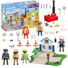 Playmobil My Figures gelbėjimo veiksmo figūrėlės su kaladėlėmis, 120 elementų