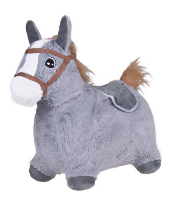 Pripučiamas pliušinis šokinėjantis arkliukas su pompa ZA5443 SZ