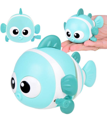 Spalvinga žuvelė su judančia uodega