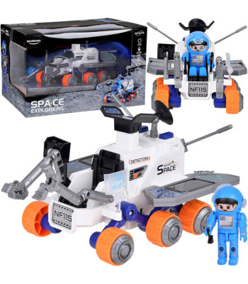 Kosminis automobilis - žaislinis mėnuleigis su judančiomis dalimis