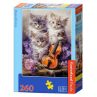 Puzzle 260 elementų Muzikos Kačiukai