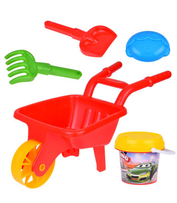 Vaikiškos karutis su smėlio dėžės priedais