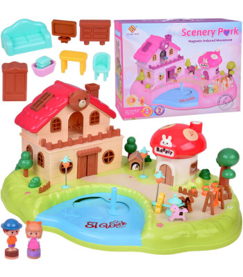 Interaktyvus Magnetinis Namo Komplektas su Judančiomis Dalimis ZA5481