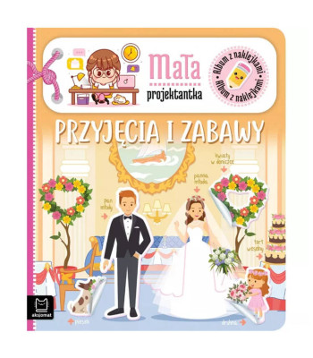 Maža Projektuotoja. Vakarėliai ir pramogos. Knyga su lipdukais KS0892